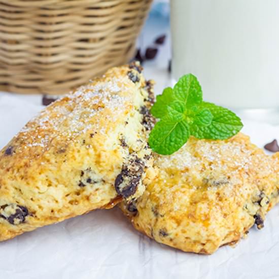 Chocolate Chip Scones