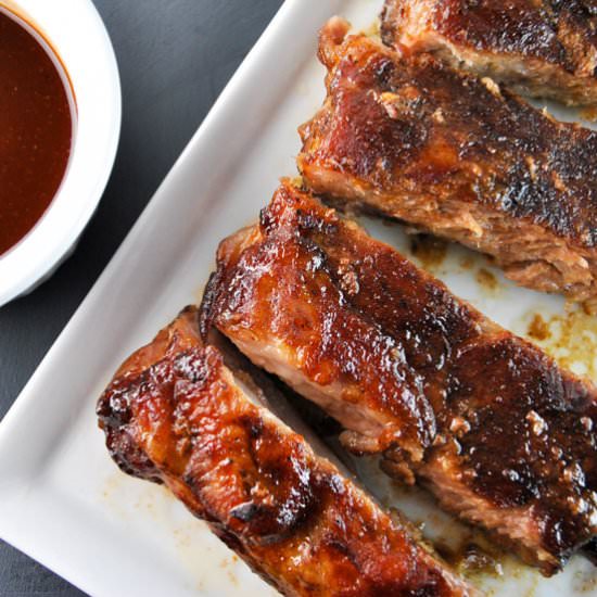 Maple Brown Sugar BBQ Ribs