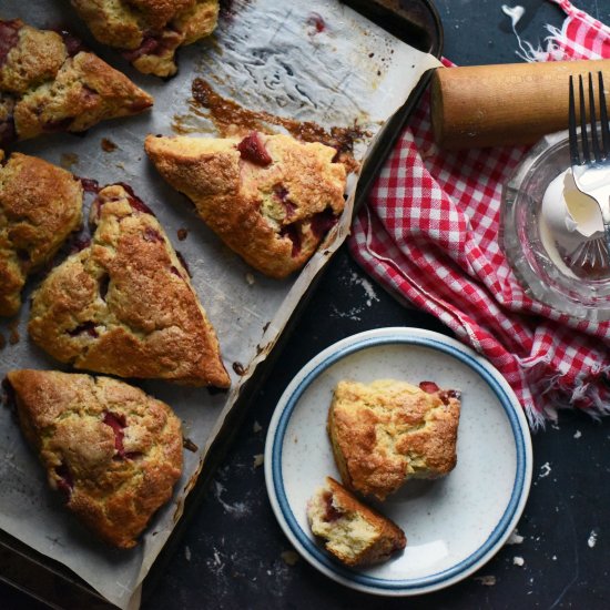 Strawberry Scones