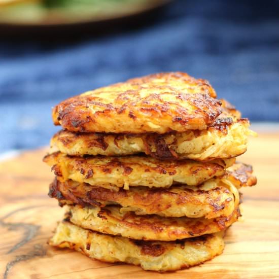 Spaghetti Squash Apple Fritters