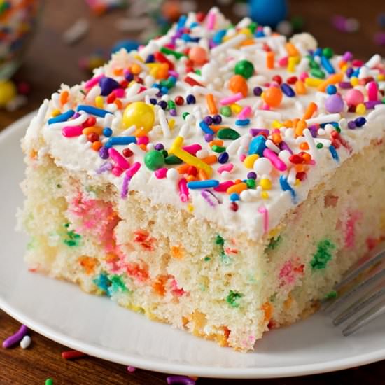 Homemade Funfetti Cake