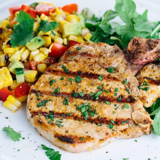 Spiced Grilled Pork Chops