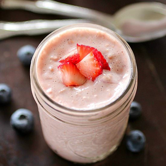 No-Bake High Protein Overnight Oats