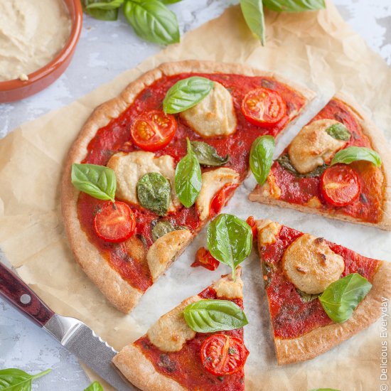 Vegan Margherita Pizza