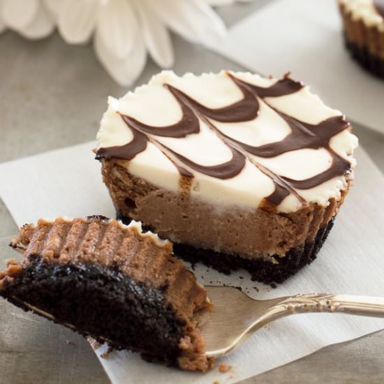 Kahlua Cream Cheese Cup Pies