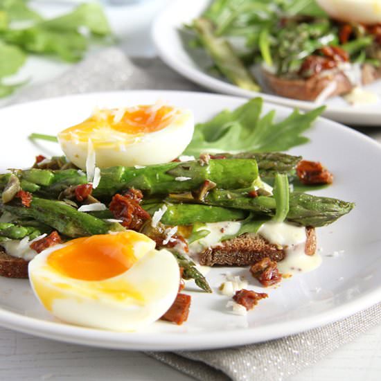 Asparagus Egg Toast