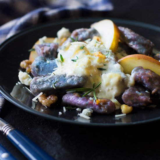 Purple Potato Gnocchi w/Gorgonzola