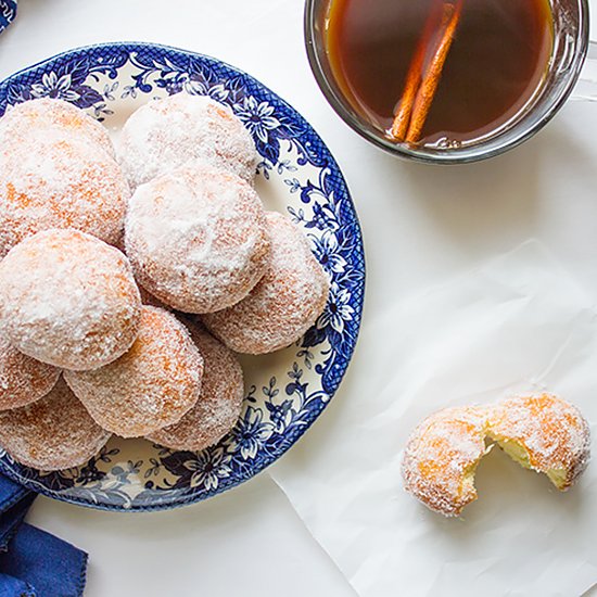 Mozzarella Filled Sweet Doughnuts