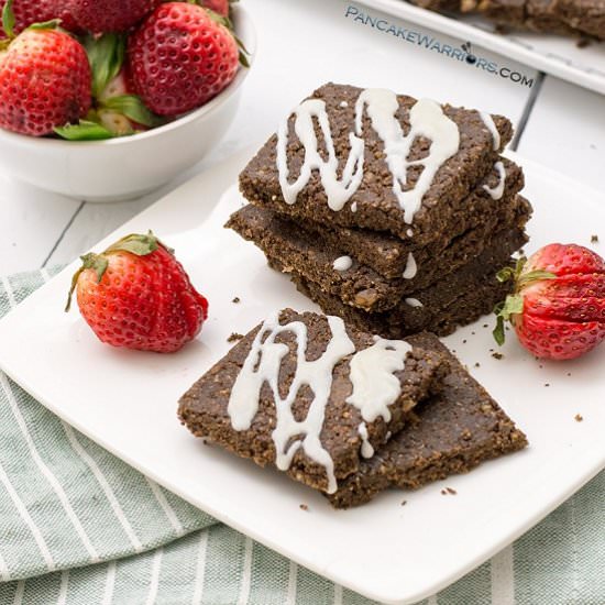 Vegan No­-Bake Brownies