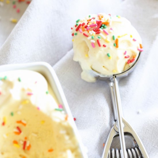 Cake Batter Ice Cream