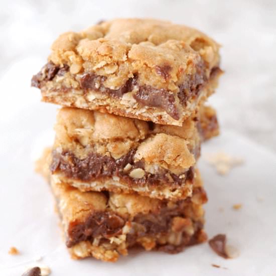 Oatmeal Fudge Bars