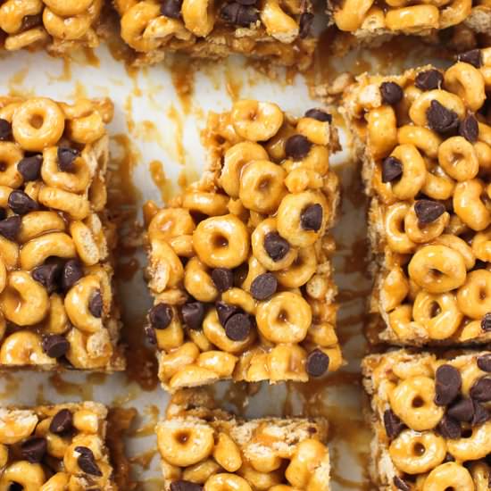 Peanut Butter Cereal Bars