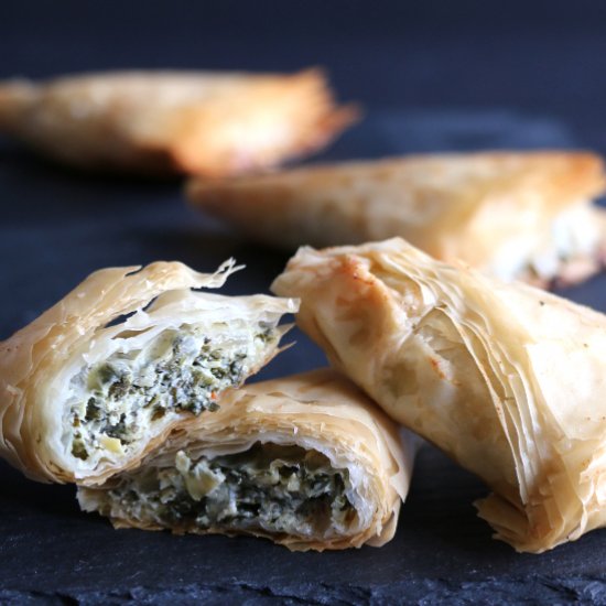 Spinach Artichoke Turnovers