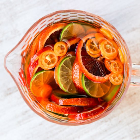 Blood Orange, Gin & Aperol Sangria