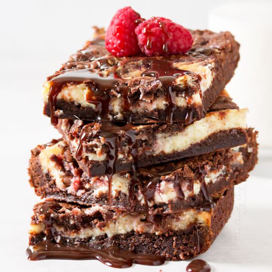 Raspberry Cheesecake Brownies