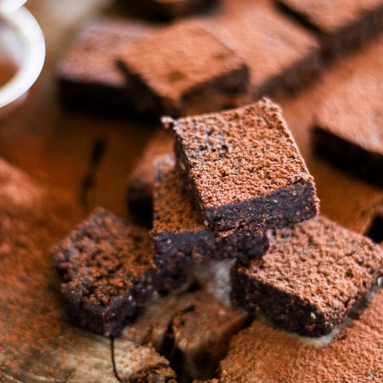 Raw Vegan Chocolate Brownies