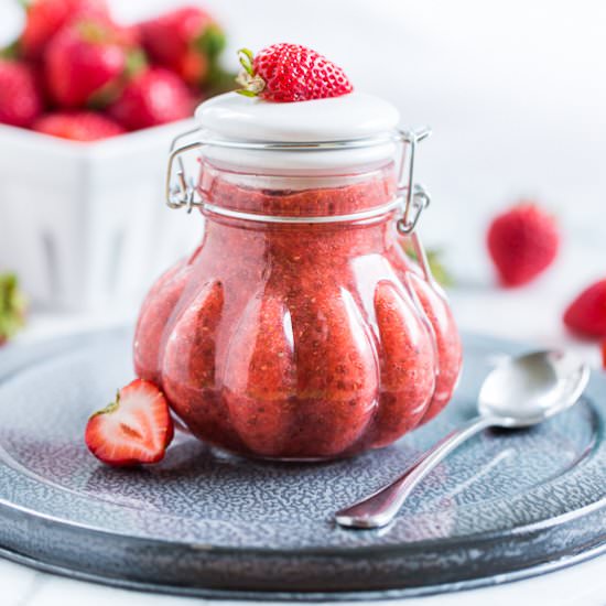 Fresh Strawberry Chia Jam