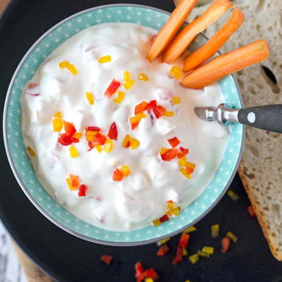 Fresh Bell Pepper Dip