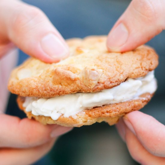 White Chocolate & Macadamia Cookies