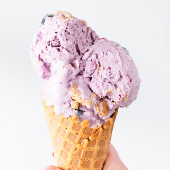 Blueberry Cheesecake Ice Cream