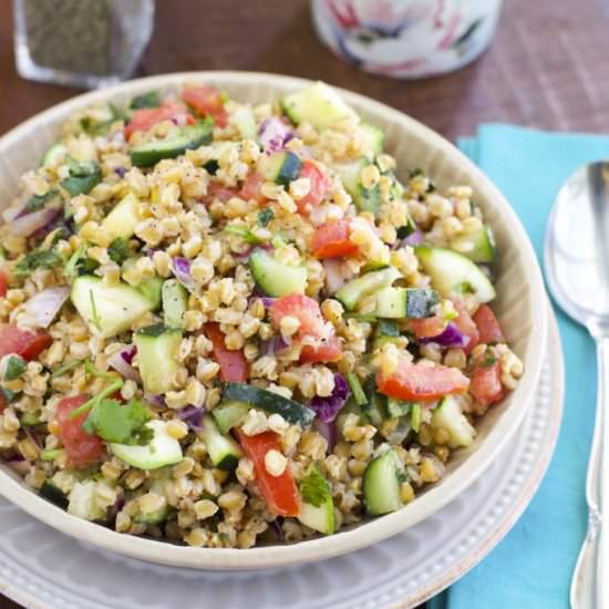 Einkorn Wheat Berry Salad