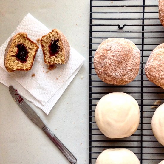 Jammy Chai-Spiced Doughnut Muffins