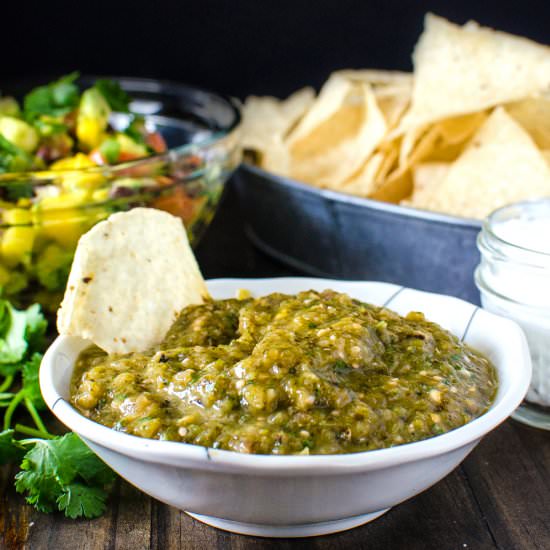 Roasted Tomatillo Salsa Verde