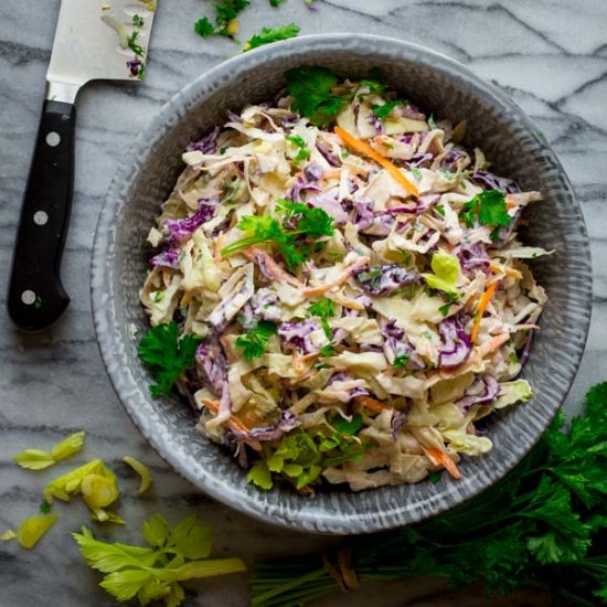 Skinny Classic Coleslaw