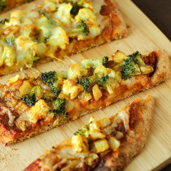 Curried Veggie Pizza