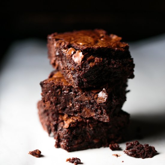 Double Chocolate Heath Brownies