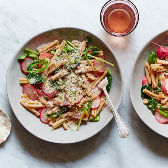 whole wheat lemon pepper pasta