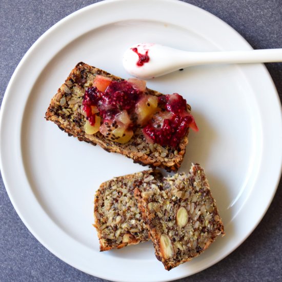 Sugar-free berry & kiwi chia jam