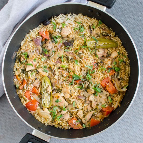 One Pot Chicken Biryani