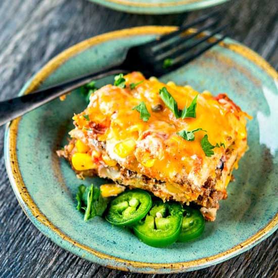 Slow Cooker Mexican Lasagna