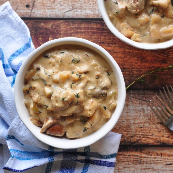 Slow Cooker Sausage and Potatoes