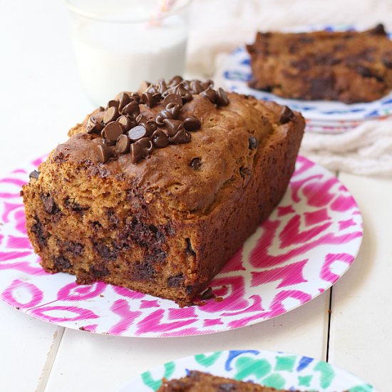 Healthy Chocolate Chip Bread