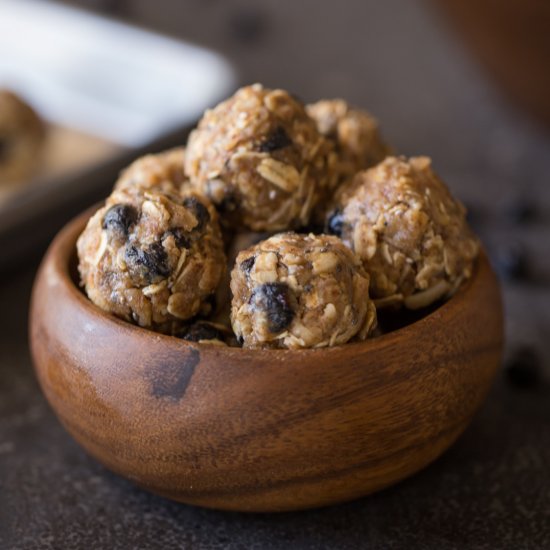 Blueberry Muffin Energy Bites