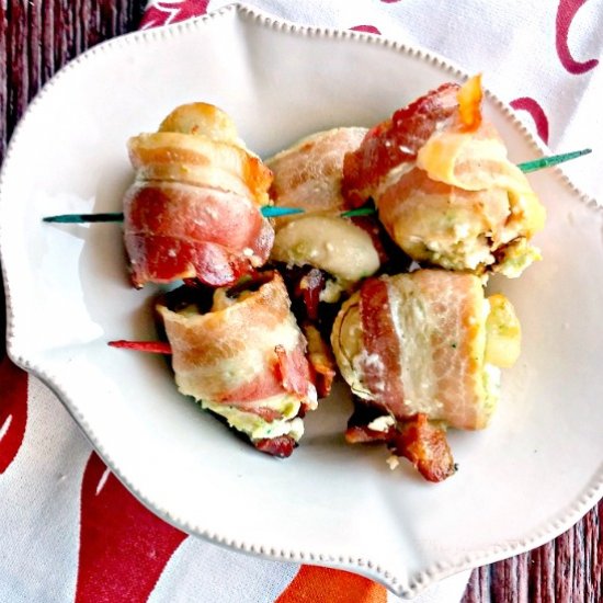 Bacon Wrapped Chicken Appetizers