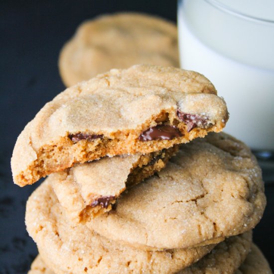 Chocolate Chip Peanut Butter Cookies