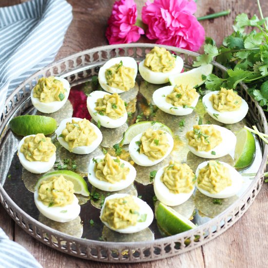 Avocado Deviled Eggs