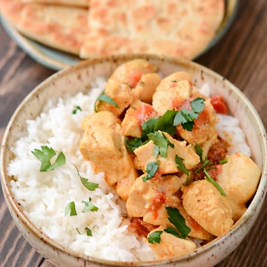 Slow Cooker Curry Almond Chicken