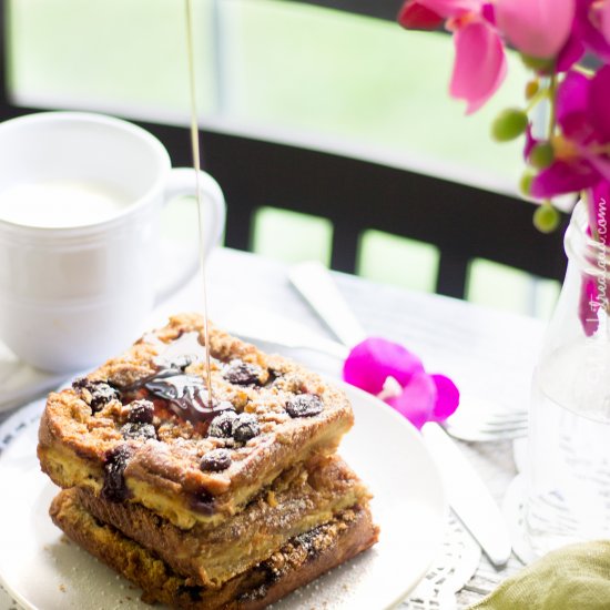 Baked Blueberry French Toast