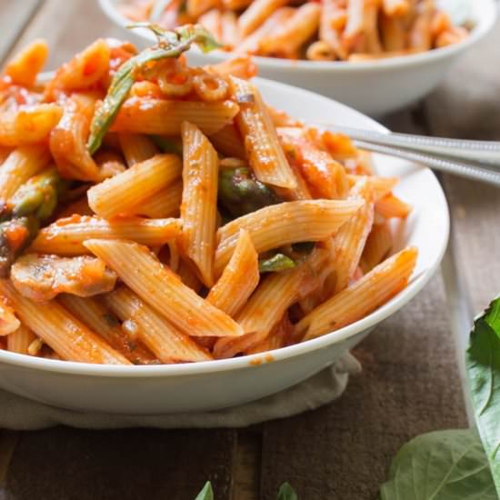 Penne in Spicy Marinara Sauce