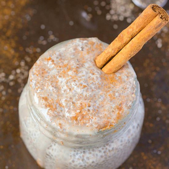 Sticky Cinnamon Roll Chia Pudding