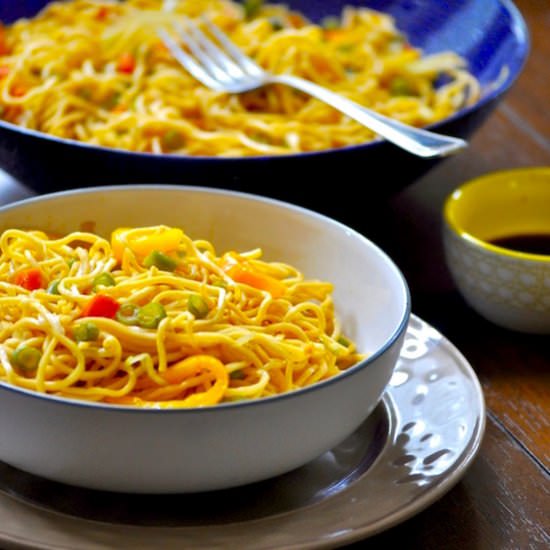 Vegetable Lo Mein (Noodles)