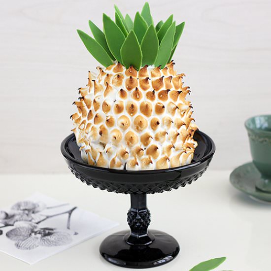 Pineapple shaped cake