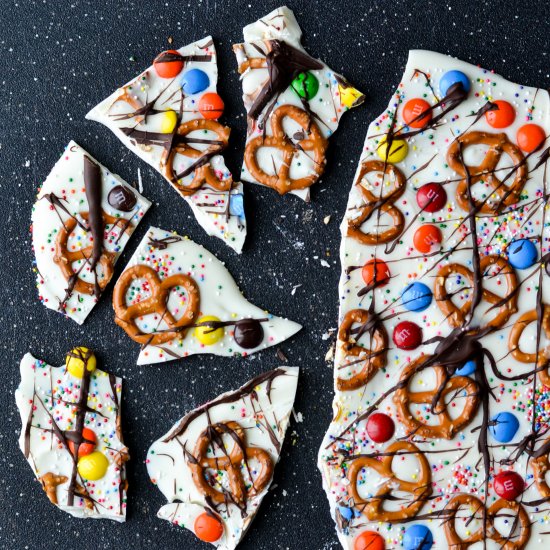 Sweet & Salty Chocolate Bark