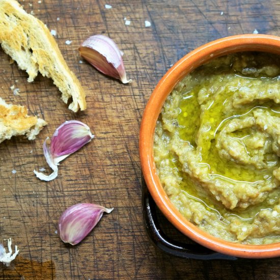 Melitzanosalata; Greek Eggplant Dip