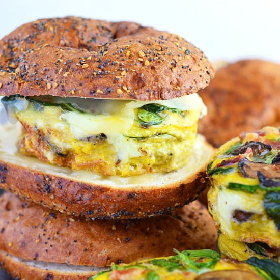 Frittata Breakfast Sandwiches