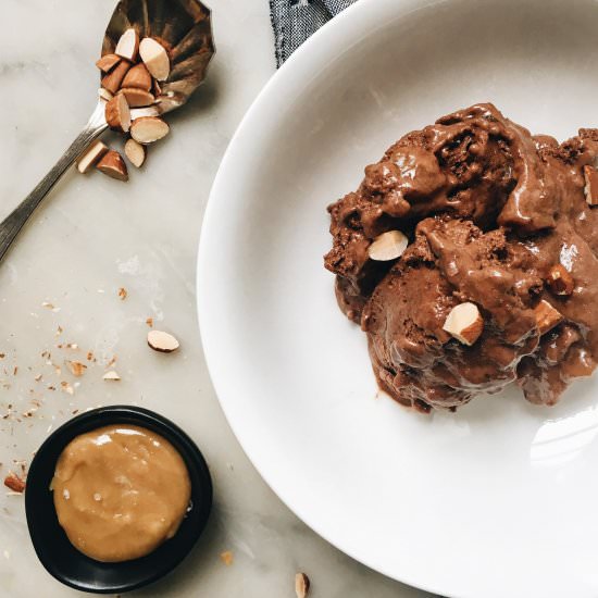 Salted Tahini Caramel Ice Cream